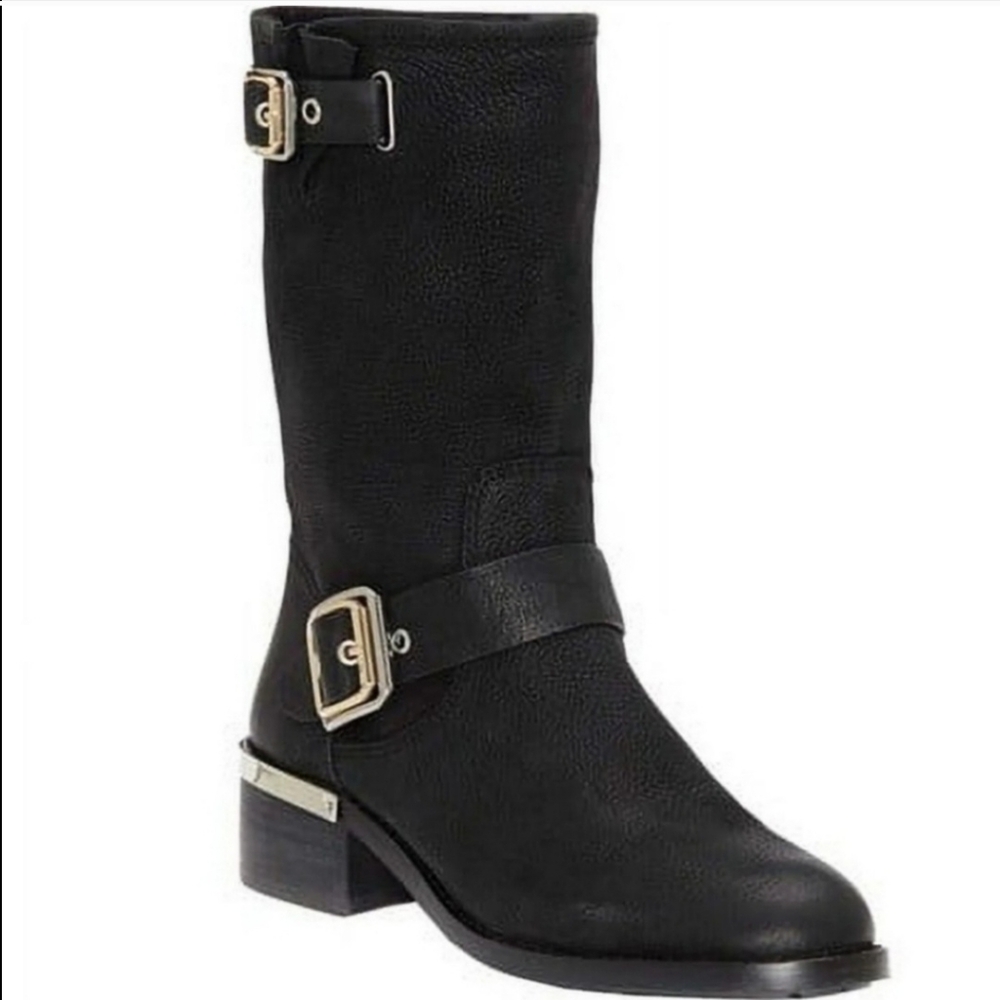 Vince Camuto Womens Moto Boots Black 8.5 - Picture 6 of 8